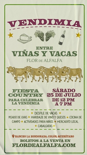 Vendimia 2026: Entre viñas y vacas